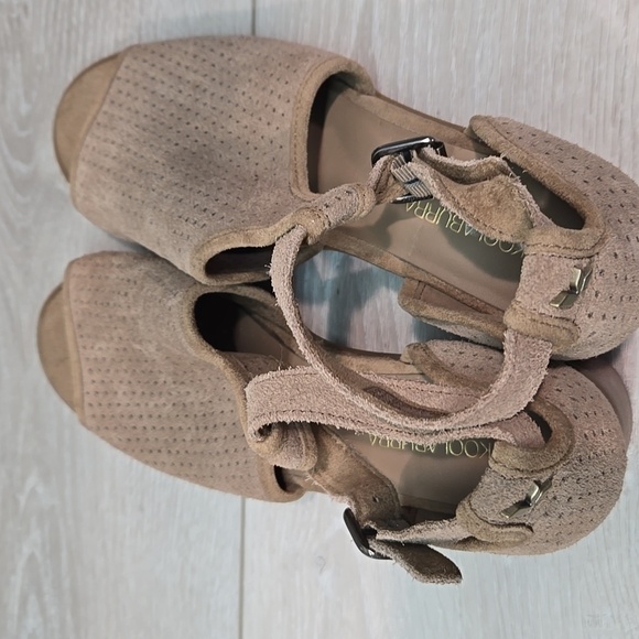 Koolaburra by Ugg Australia Women Ashlyn Leather Open Toe Heels Sandals shoes 9 - Picture 8 of 12